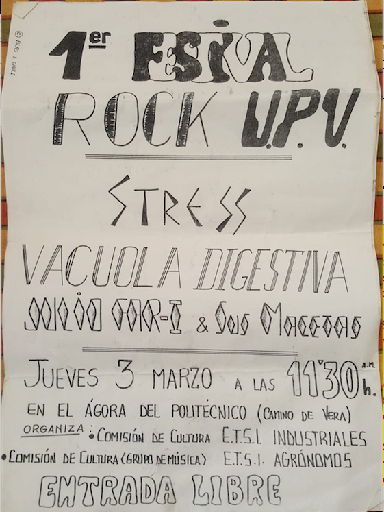 Julio Fari y sus Macetas en Universidad de Valencia